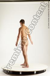 Nude Man White Standing poses - ALL Athletic Short Black Standing poses - simple Multi angles poses Realistic